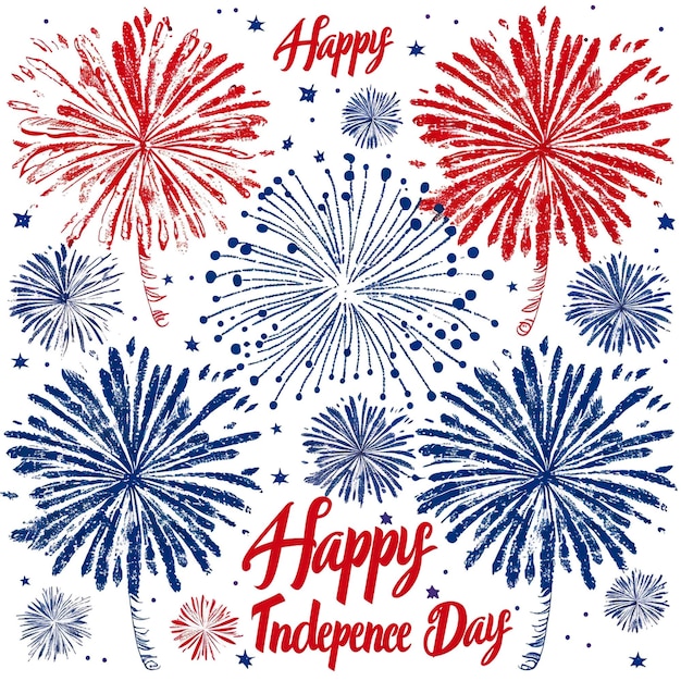 a poster that says happy independence day on it