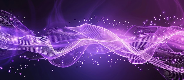 a purple light swirls in the air