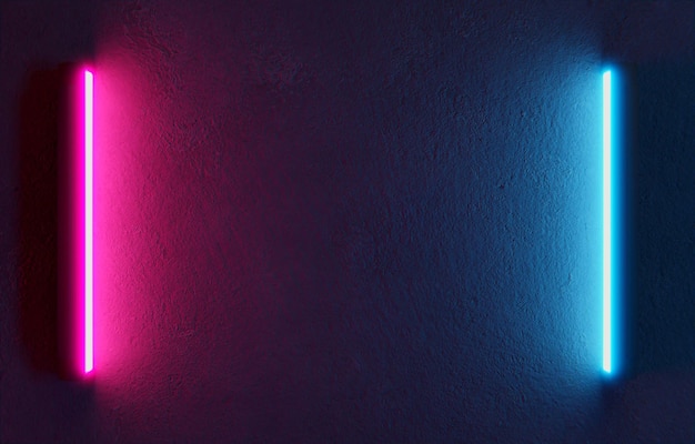 A purple wall with the word blue on it
