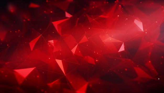a red abstract background with a lot of dots
