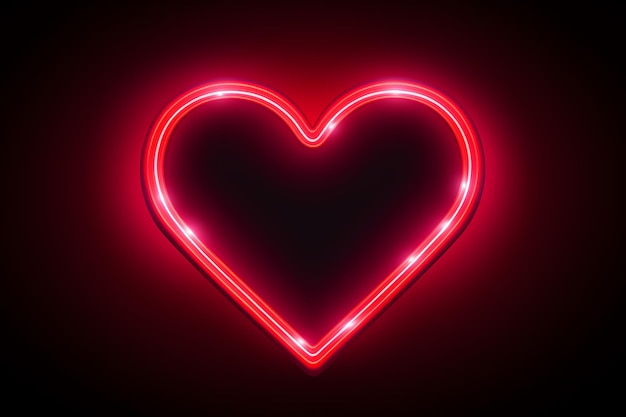 a red heart with a heart in the middle