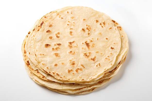 a stack of tortillas with the words  the word  on the top