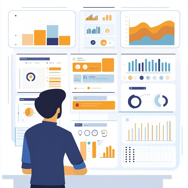 A visual of user feedback and analytics dashboards for improving digital interfaces4