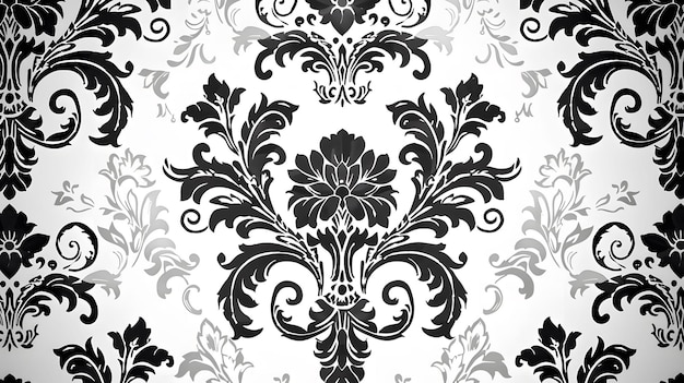 a wallpaper with a black and white pattern