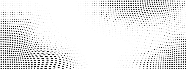 a white background with black circles banner