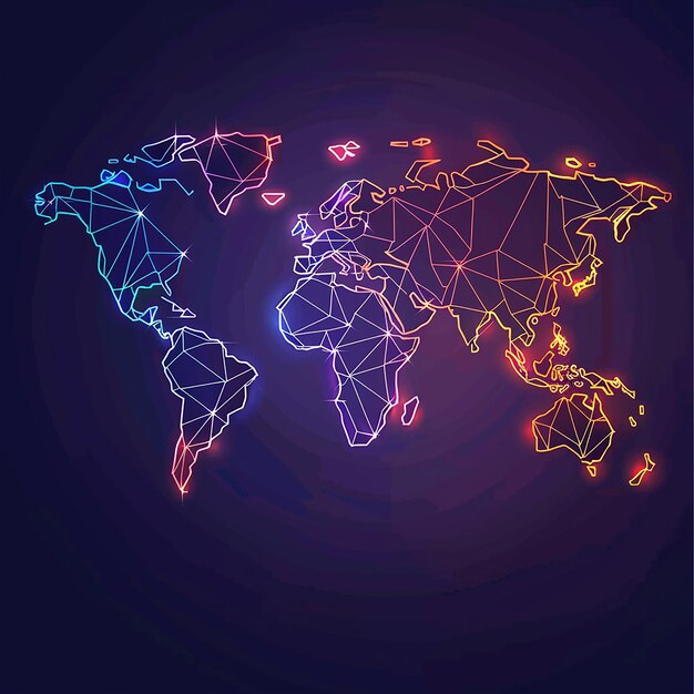 a world map with the words  the world  on it