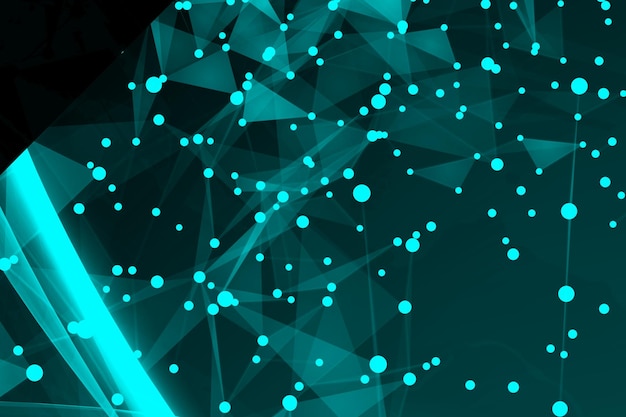 Abstract Background Blue Wallpaper particle line
