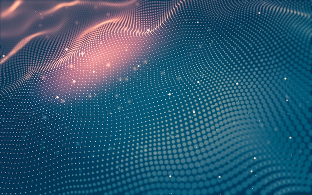 abstract background. molecules technology with polygonal shapes, connecting dots and lines