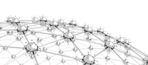 Abstract background of 3d high tech structure