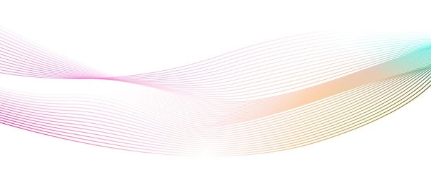 abstract background with a glowing wave shiny moving lines design element on a white background