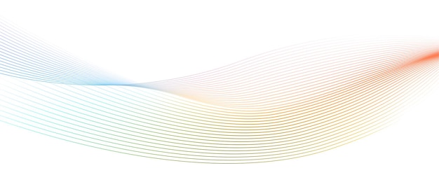 abstract background with a glowing wave shiny moving lines design element on a white background