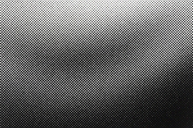 Abstract Black and White Halftone Texture with Gradient Effect