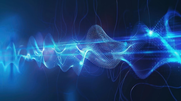 Abstract Blue Energy Wave
