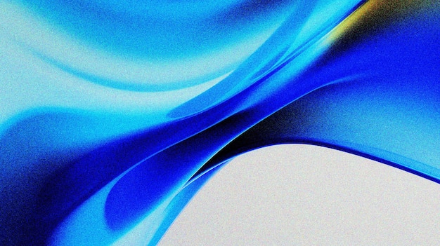 abstract blue wavy modern background with grain and noise texture for header poster banner backdrop