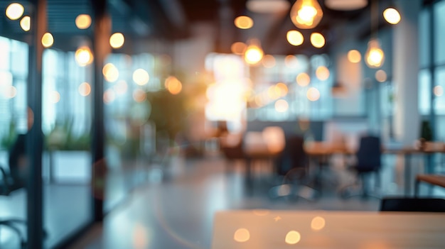 abstract blurred modern office