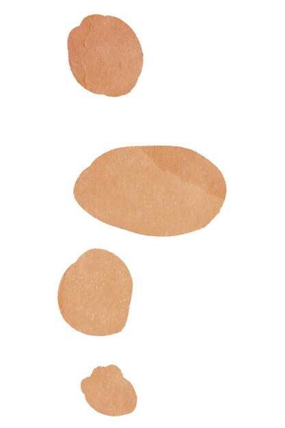 Abstract brown dots png sticker transparent background