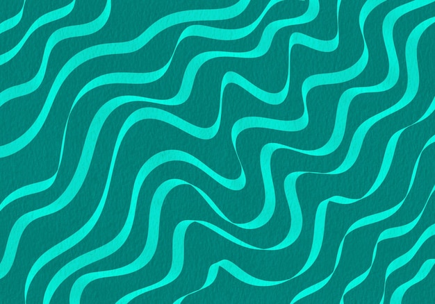 abstract cyan wavy line background