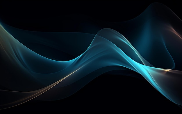 abstract dark background with smooth soft lines