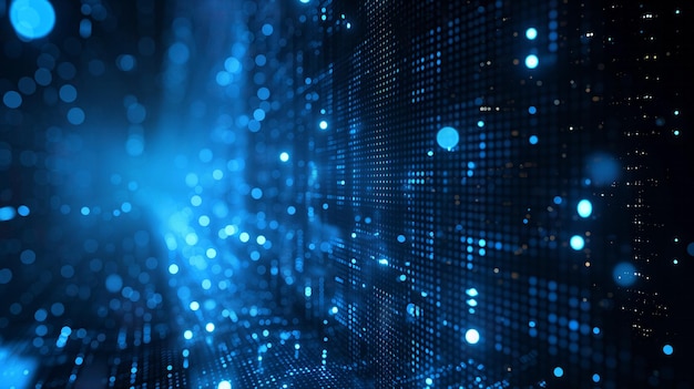 Abstract darkblue technologic background