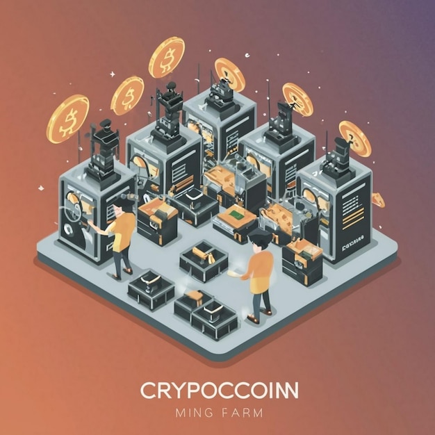Abstract DeFi concept Decentralized finance future of finance