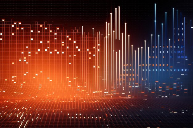 Abstract digital data visualization