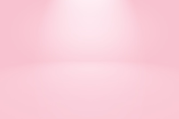 Abstract empty smooth light pink studio room background.