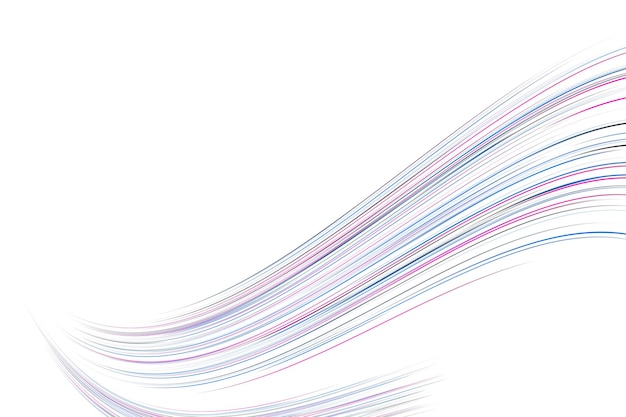 abstract flowing neon wave png background