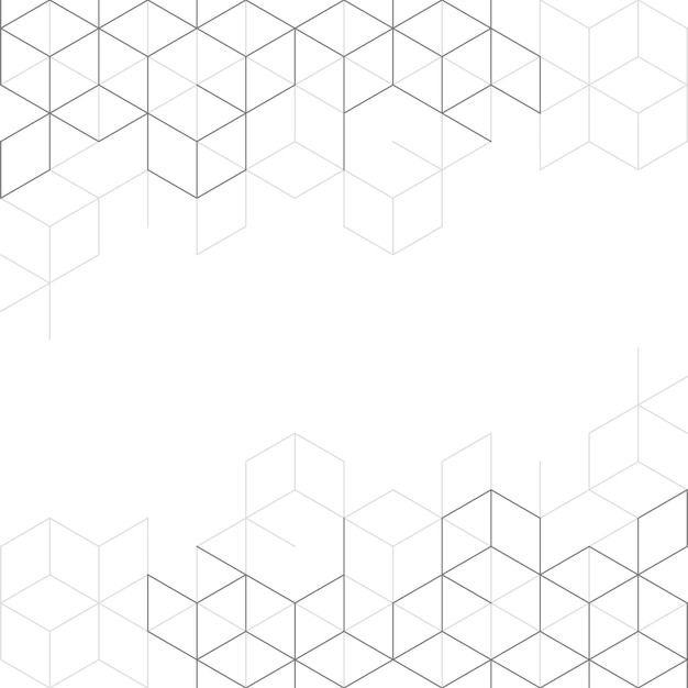 abstract geometric background with isometric blocks polygon shape pattern