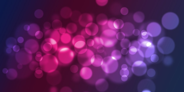 abstract glowing circles on a colorful background