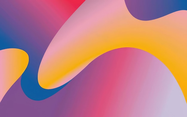Abstract gradient of pink yellow and purple soft multicolored background modern vertical design