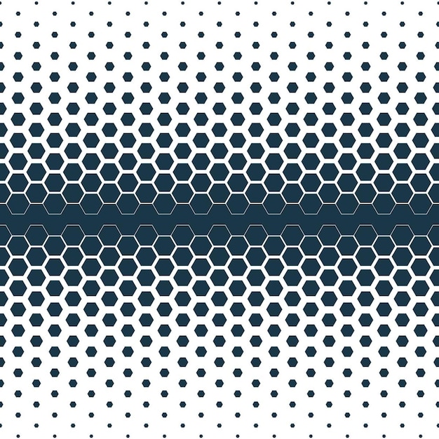 abstract halftone background textured gradient background with hexagon dots vector