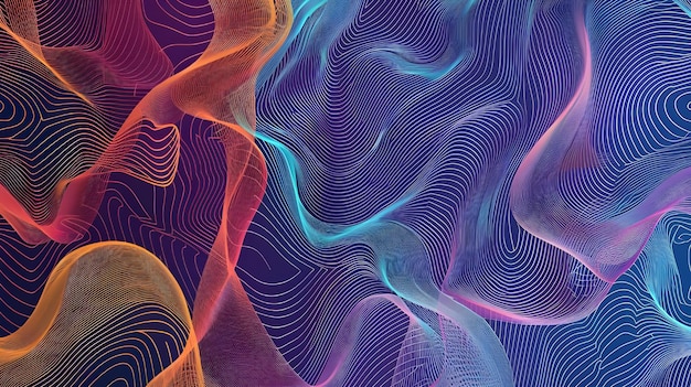 Abstract modern line pattern background