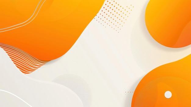Abstract Orange and White Background