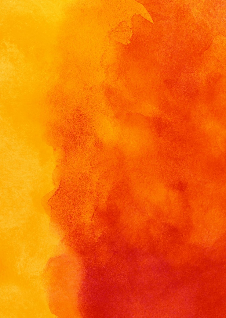 Bild abstract orange watercolor background texture