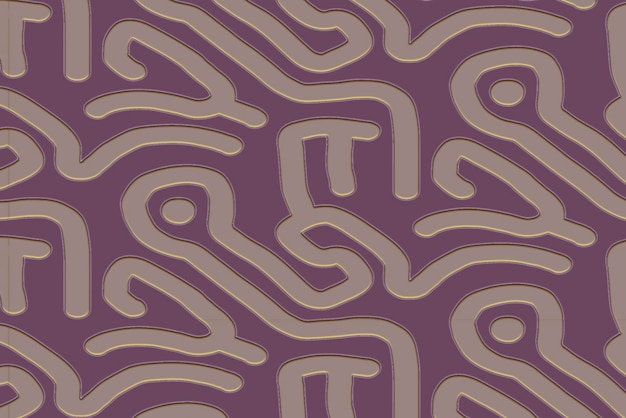 Abstract Pattern in Purple