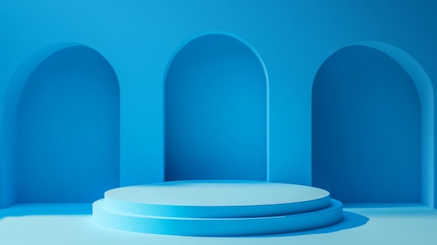 abstract podium background creative podium design modern stage backdrop artistic podium display