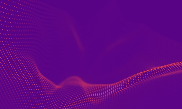 Abstract Purple Geometrical Background Connection structure Science background Futuristic Technology HUD Element onnecting dots and lines Big data visualization and Business