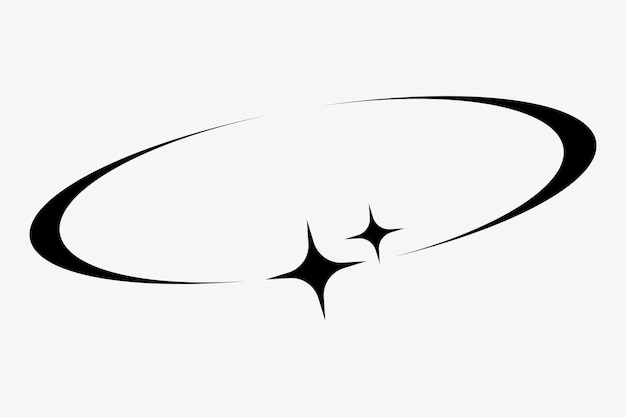 Abstract stars minimalist design