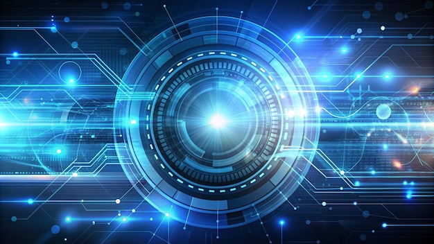 Abstract tech background Futuristic technology interface