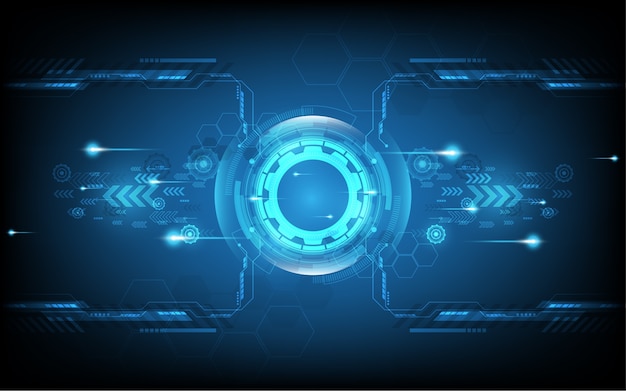 Abstract technology background Hi-tech communication concept