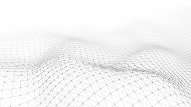 Abstract technology background with connecting dots and lines Network concept Data technology