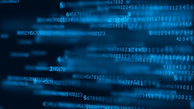 Abstract technology background with connecting dots and lines Network concept Data technology