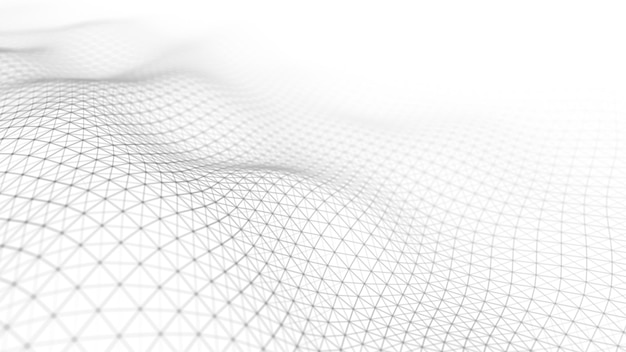 Abstract technology background with connecting dots and lines Network concept Data technology