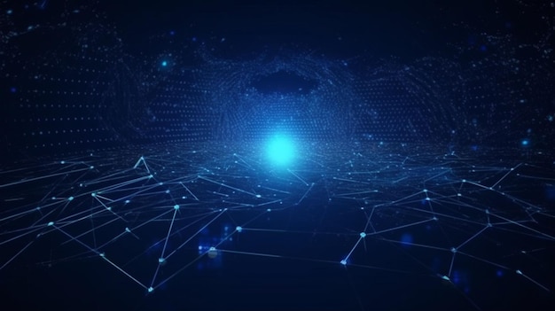 Abstract technology big data background concept