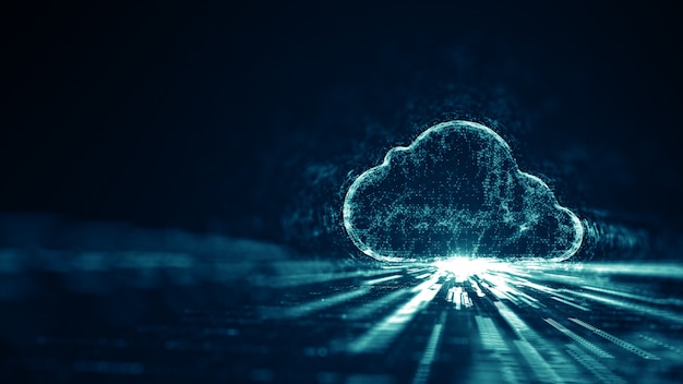 Abstract technology  big data background