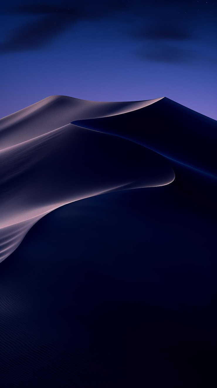 Bild abstract the dark blue desert background