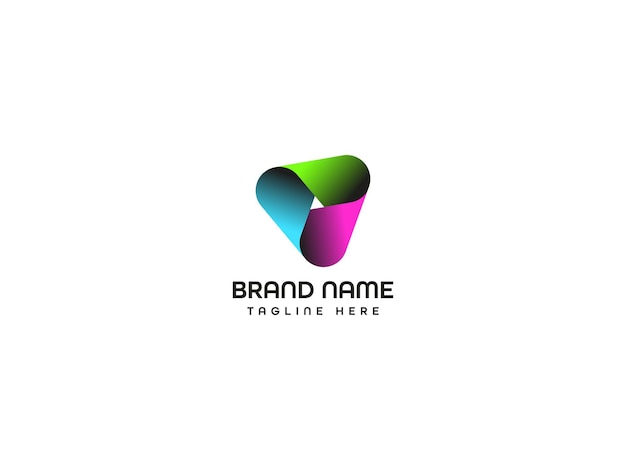 Abstract Triangle Logo Design