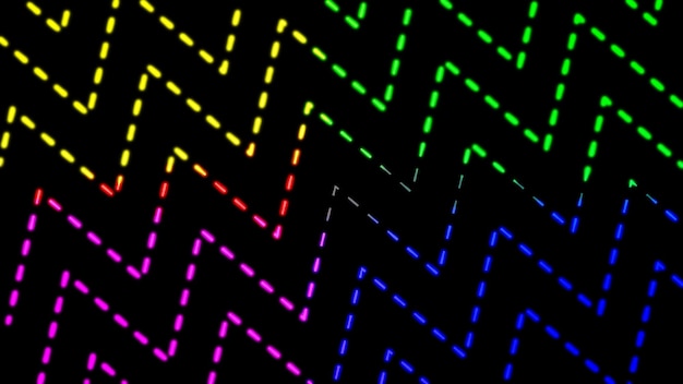 Abstract wavy multi color geometric mesh lineRays of light background abstract green