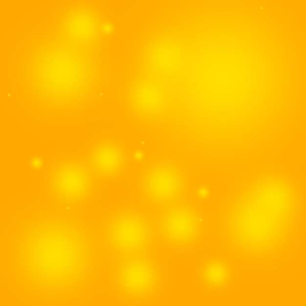 Abstract yellow background with bokeh defocused lights