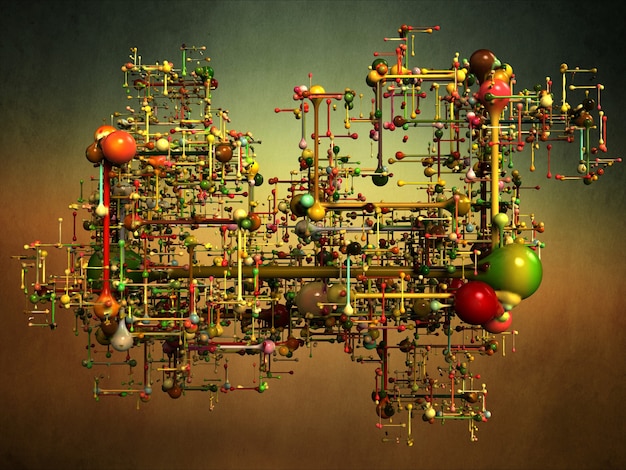 abstraction. molecules